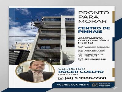 Apartamento 3 Quartos para Venda, em Pinhais, bairro Centro, 3 dormit�rios, 3 banheiros, 1 su�te, 1 vaga